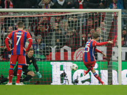 El Bayern se clasificó brillantemente para cuartos de la Champions frente al Shakhtar. (Foto: Getty)