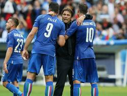 Antonio Conte (m.) führte Italien zurück in die Weltspitze