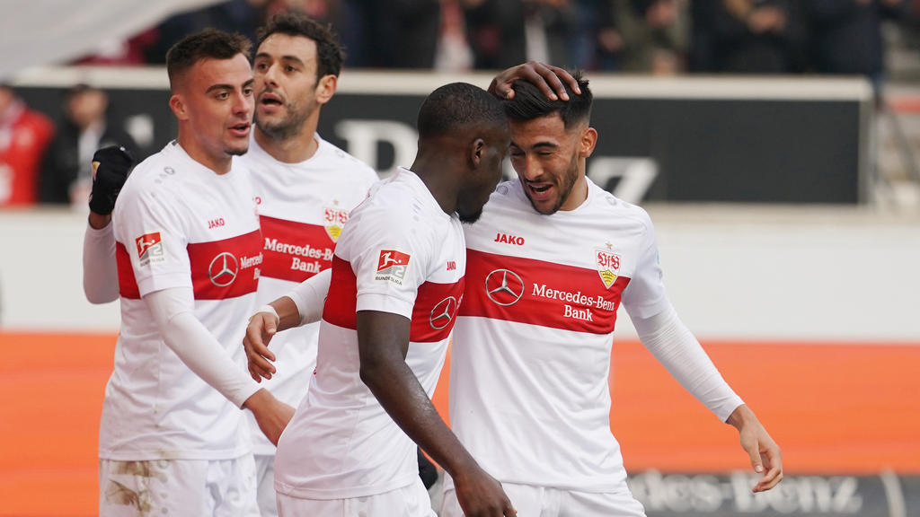 Nicolás González (r.) könnte den VfB Stuttgart im Winter verlassen Nicolás González (r.) könnte den VfB Stuttgart im Winter verlassen