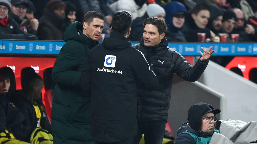Gibt es Konflikte zwischen BVB-Coach Edin Terzic (r. ) und Sebastian Kehl? Gibt es Konflikte zwischen BVB-Coach Edin Terzic (r. ) und Sebastian Kehl?