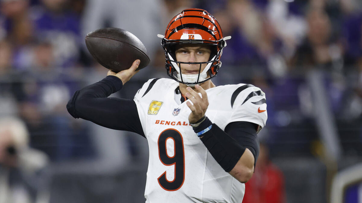 Joe Burrow trifft in der NFL am Sonntag auf die Steelers