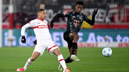 Enzo Millot (l.) wechselte vom VfB Stuttgart nach Saudi-Arabien - Kingsley Coman vom FC Bayern folgt wohl