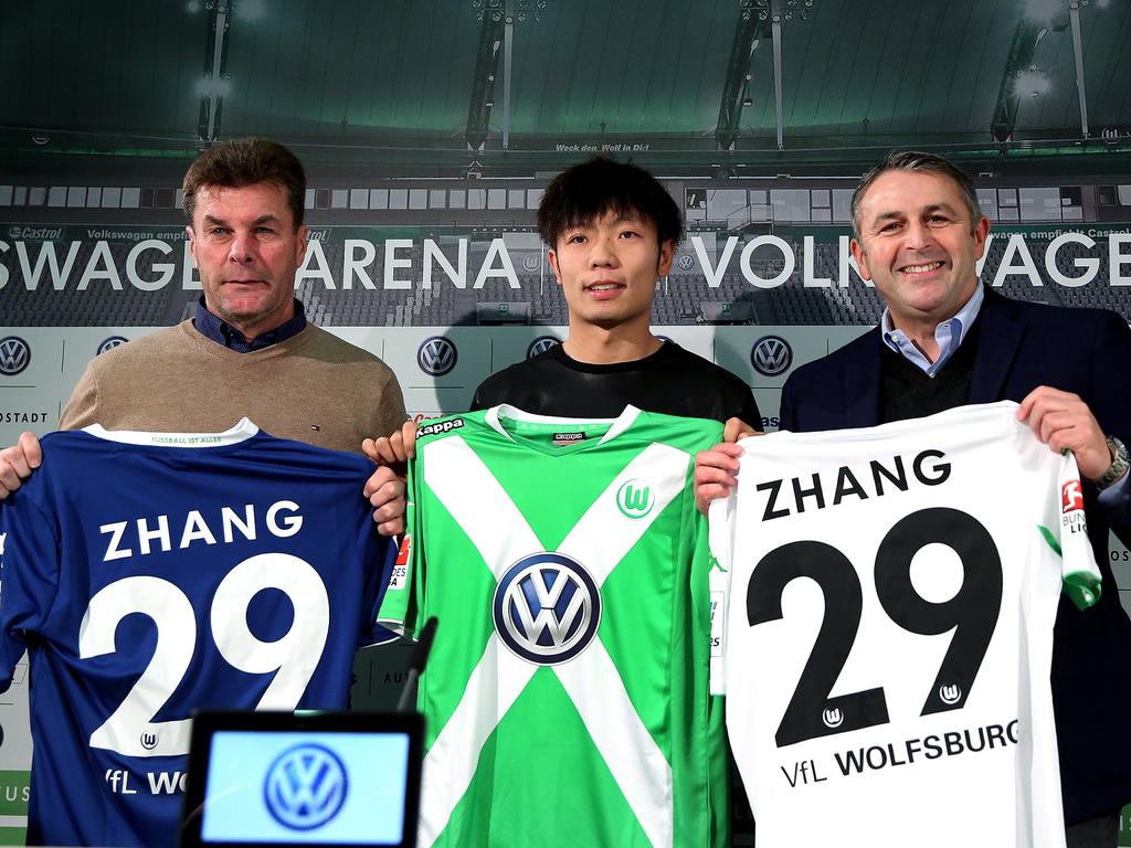Neuzugang Xizhe Zhang soll den VfL Wolfsburg auf Dauer stärken