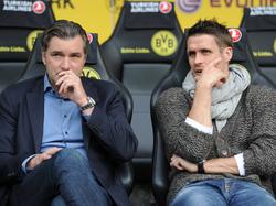 Michael Zorc (l.) nimmt Sebastian Kehl in Schutz