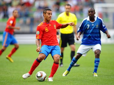 Thiago perdió la final del Europeo Sub-19 ante Francia en 2010. (Foto: Imago)