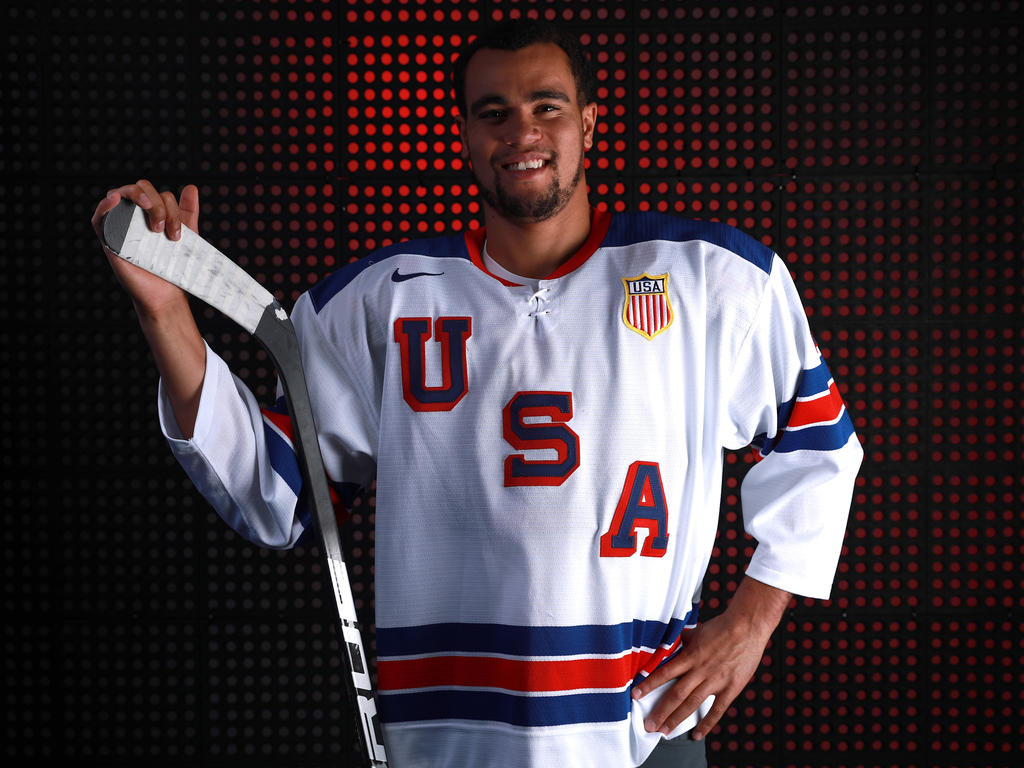 Jordan Greenway geht mit seinem Team USA auf Medaillenjagd Jordan Greenway geht mit seinem Team USA auf Medaillenjagd