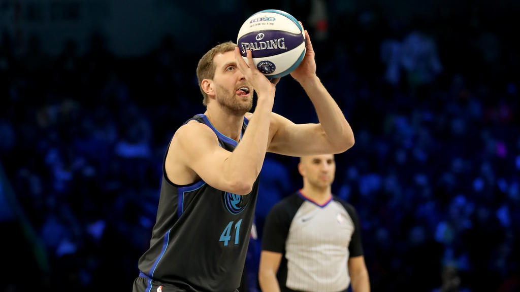 Auch in seiner wohl letzten Saison beim Allstar-Wochenende dabei: Dirk Nowitzki Auch in seiner wohl letzten Saison beim Allstar-Wochenende dabei: Dirk Nowitzki
