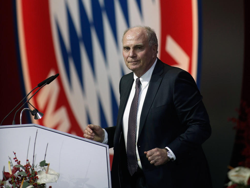 Bayern-Präsident Uli Hoeneß hofft ohne die 50+1-Regel auf ein Ende der Diskussionen