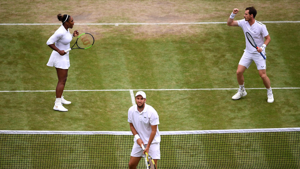 Venus Williams (li.) und Andy Murray stehen im Viertelfinale Venus Williams (li.) und Andy Murray stehen im Viertelfinale