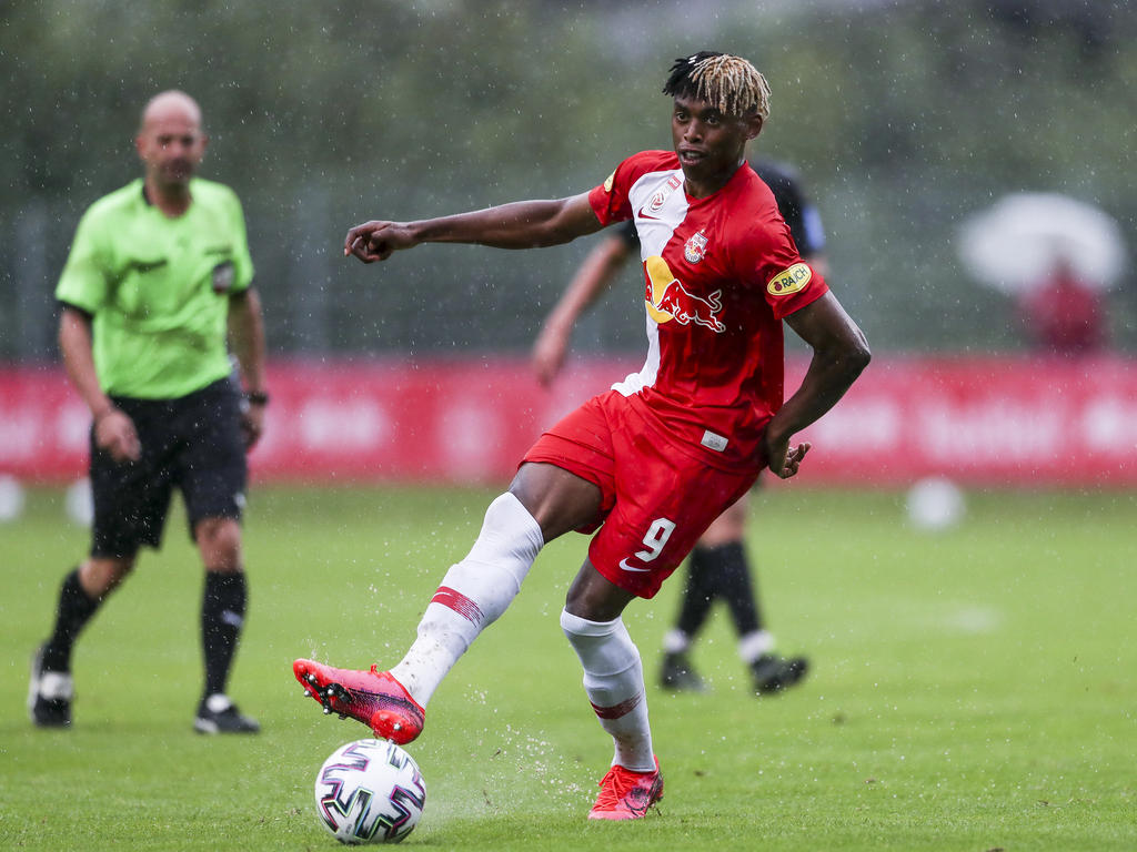 Traf gegen Lyon im Triplepack: Salzburg-Stürmer Chikwubuike Adamu