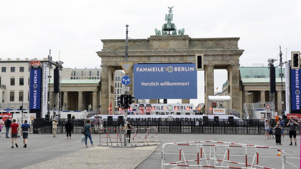Auch die Berliner Fanmeile wird zur EM wahrscheinlich wie reaktiviert werden