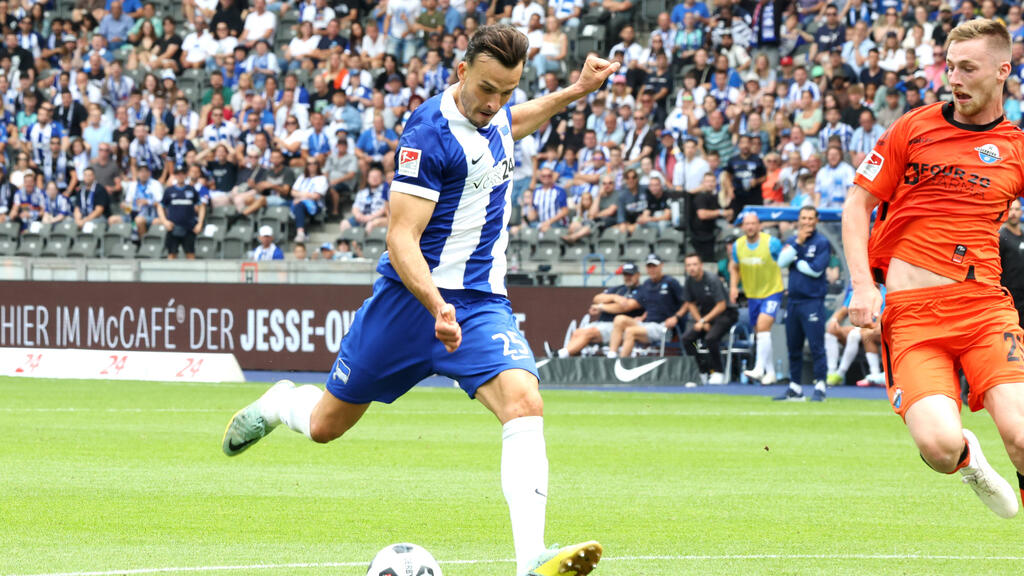 Bis Sommer trug Haris Tabakovic das Trikot von Hertha BSC