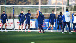 Luciano Spalletti (M.) bereitet seine Italiener auf die Duelle gegen Deutschland vor