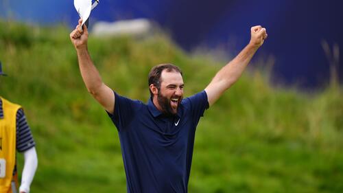 Der US-Golfer Scottie Scheffler hat erstmals die British Open gewonnen