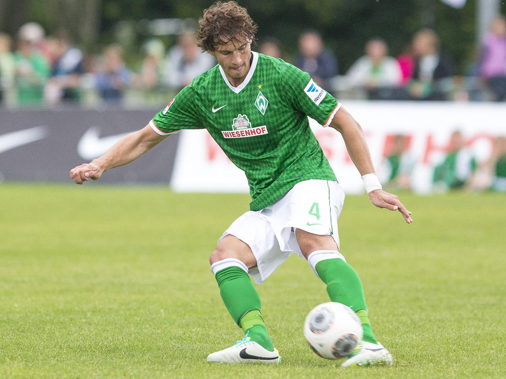 Mateo Pavlovic im Trikot von Werder Bremen