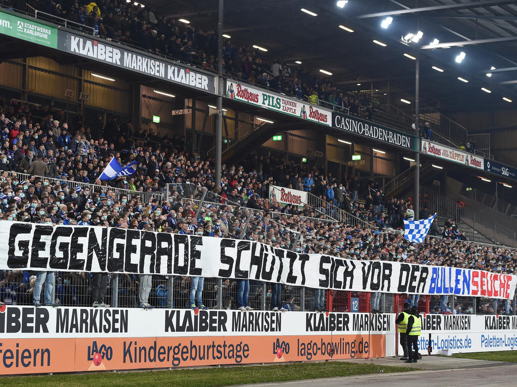 Das Verhalten der KSC-Fans gegen RB Leipzig sorgt weiter für Schlagzeilen