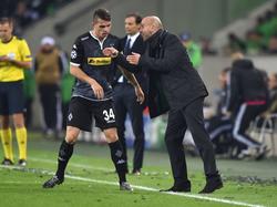 Granit Xhaka (l.) ist von André Schubert überzeugt