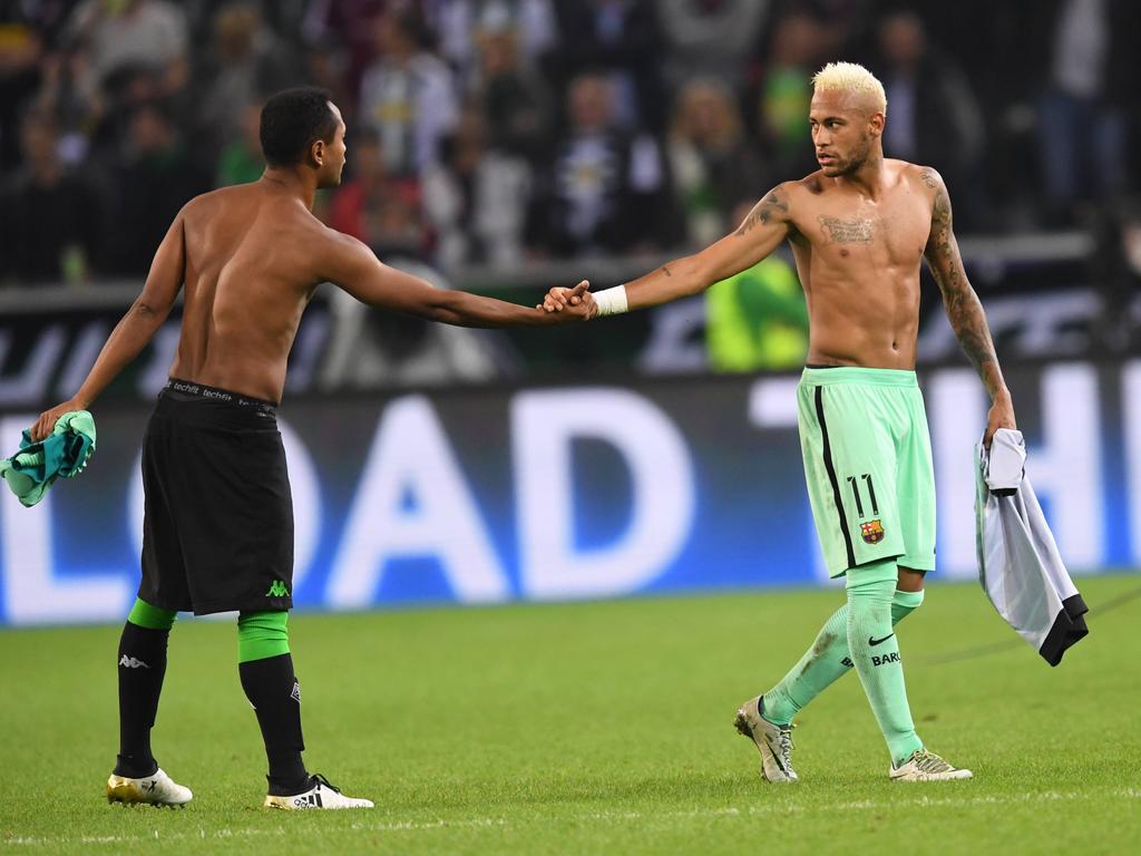 Raffael (l.) bekam jede Menge Lob von Neymar