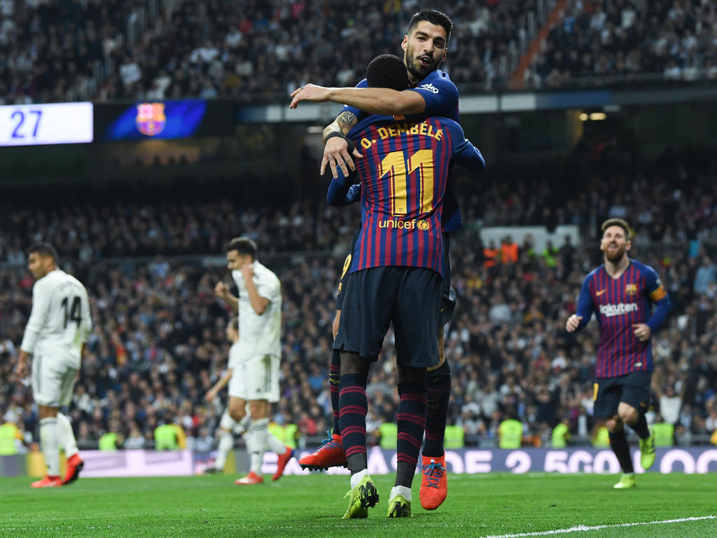 Der FC Barcelona jubelte im Bernabéu. © Getty Images/David Ramos