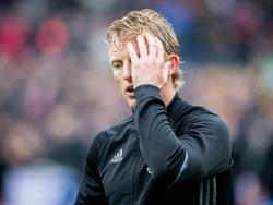 Dirk Kuyt begint tegen PSV op de bank. Hij wordt vervangen door Jens Toornstra. (26-02-2017)