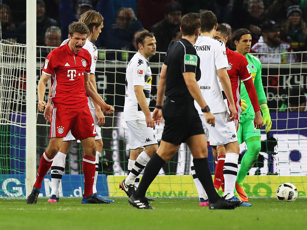 Müller marcó tras un gran pase de Thiago. (Foto: Getty)