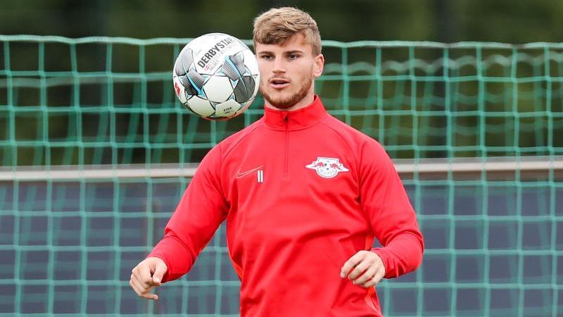 Musste das RB-Training abbrechen: Leipzig-Torjäger Timo Werner Musste das RB-Training abbrechen: Leipzig-Torjäger Timo Werner