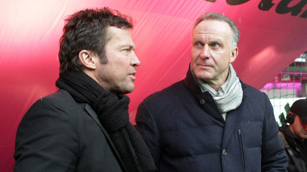 Matthäus schlägt Bayern-Boss Rummenigge (re.) als DFB-Präsident vor