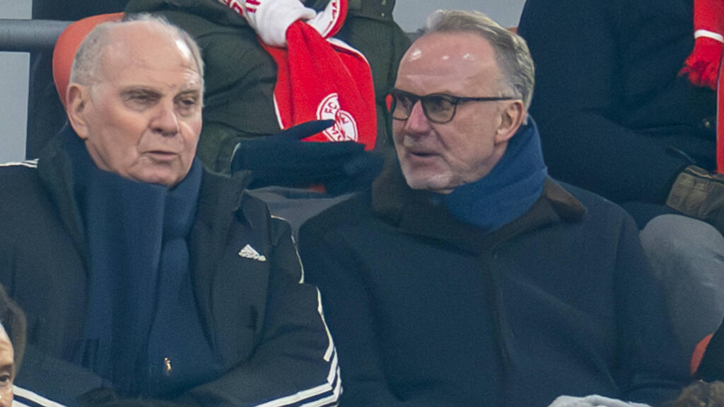 Karl-Heinz Rummenigge (r.) ist beim FC Bayern noch einfaches Aufsichtsratsmitglied