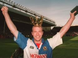 Alan Shearer marcó 34 tantos en la temporada 1994-1995 con el Blackburn. (Foto: Getty)