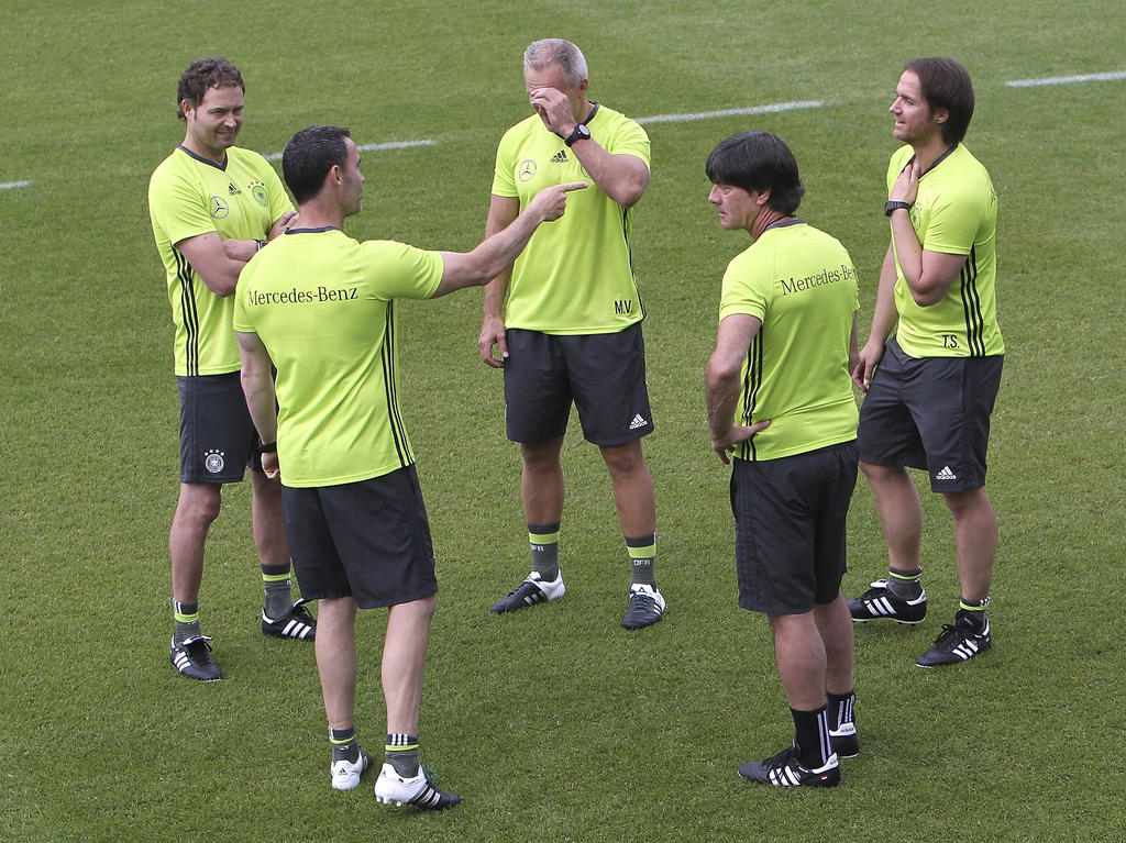 Das DFB-Trainerteam setzte am Montag vor allem auf Regeneration