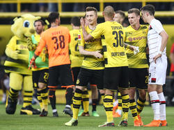 Borussia Dortmund setzte sich mit 4:0 gegen Bayer Leverkusen durch