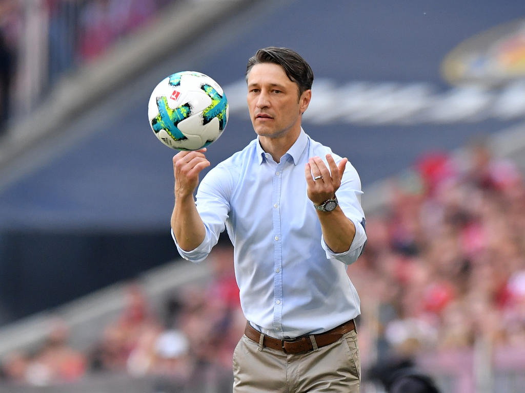 Niko Kovac wird die letzten Spiele in Frankfurt auf der Bank sitzen Niko Kovac wird die letzten Spiele in Frankfurt auf der Bank sitzen