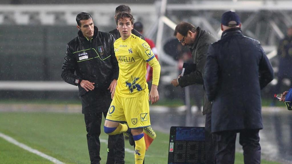 Gianluca Gaudino im Dress von Cheivo Verona (Bildquelle: Instagram: gaudino.gianluca)