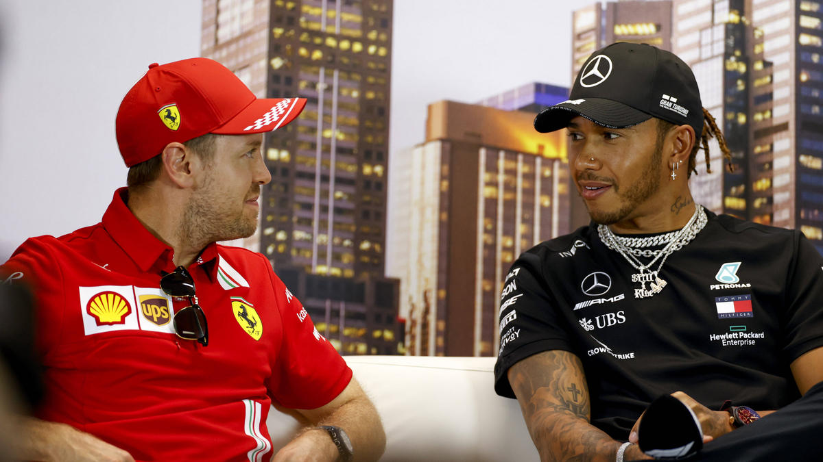 Sebastian Vettel und Lewis Hamilton bei Mercedes: Bleibt es bei einem Traum? Sebastian Vettel und Lewis Hamilton bei Mercedes: Bleibt es bei einem Traum?