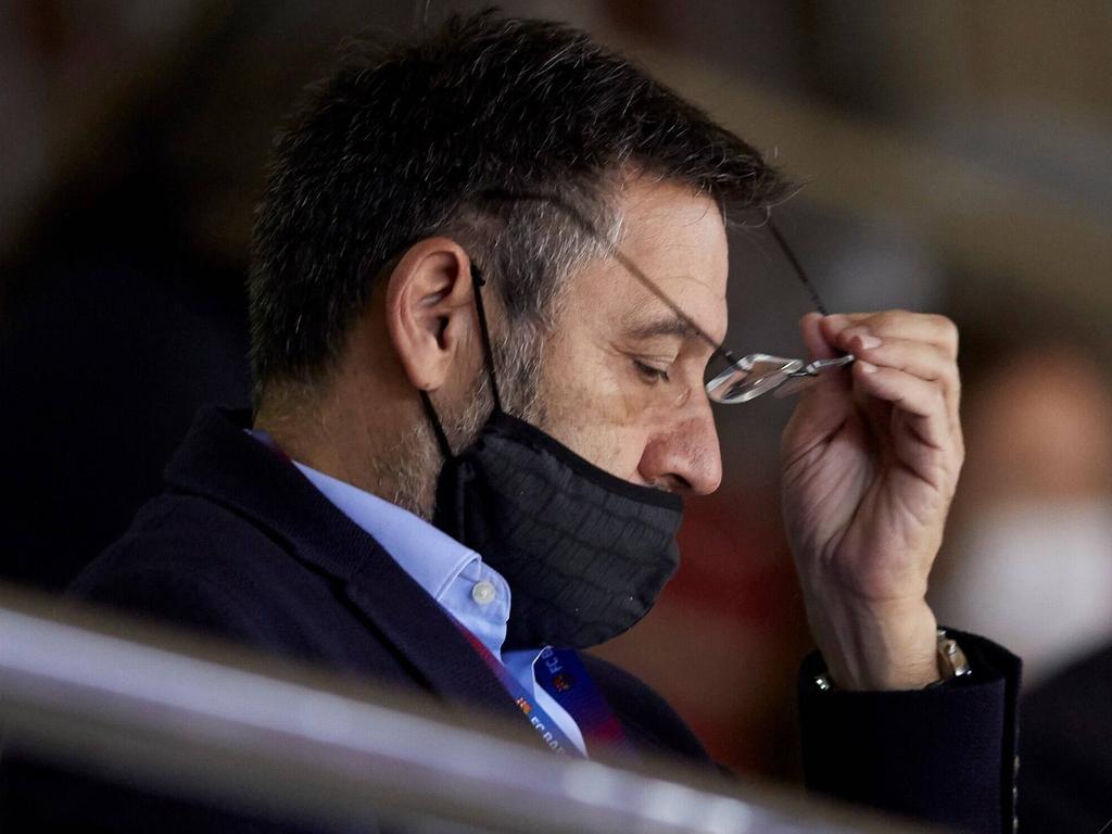 Der ehemalige Barça-Präsident Josep Bartomeu sieht sich mit einigen Anschuldigungen konfrontiert Der ehemalige Barça-Präsident Josep Bartomeu sieht sich mit einigen Anschuldigungen konfrontiert