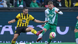 Werder Bremens Mitchell Weiser (rechts) fehlt auch gegen den VfL Bochum