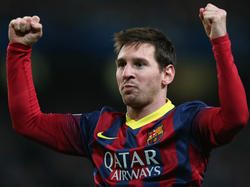 Kleiner Mann wieder ganz groß: Lionel Messi sorgte auch in Manchester für die entscheidenden Momente
