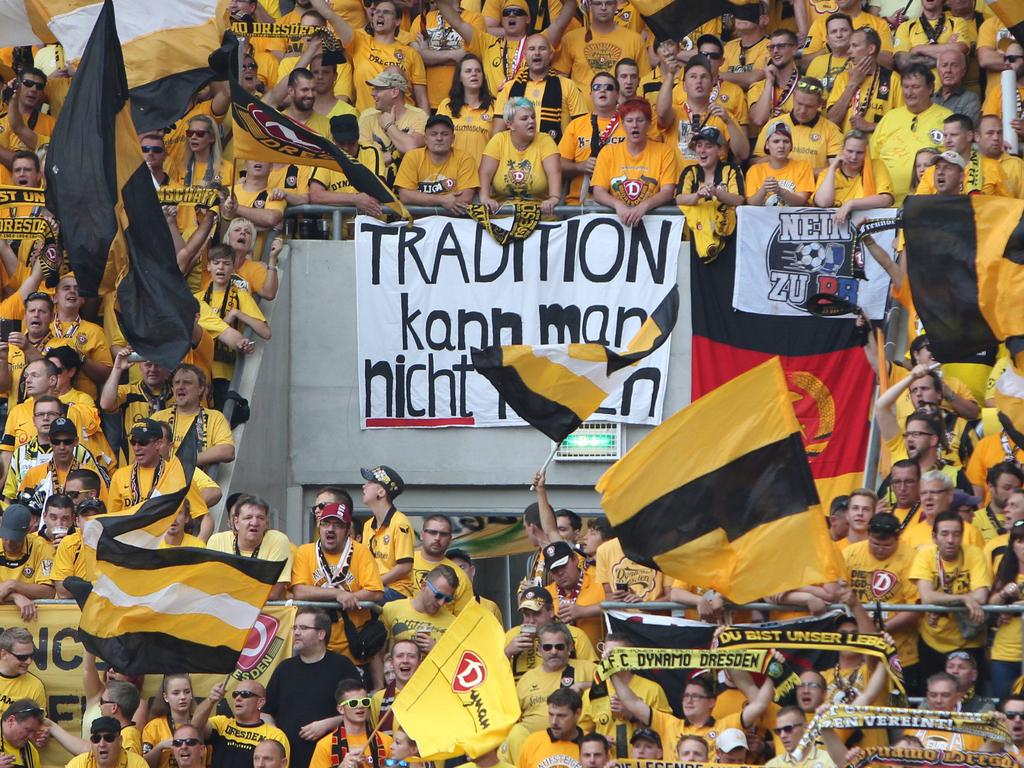 Dynamo-Fans zeigten ihre Abneigung gegen RB Leipzig sehr offen