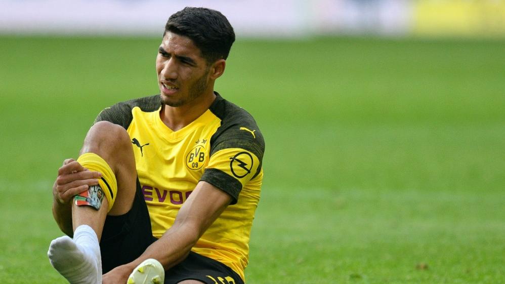 Verletzte sich gegen Wolfsburg: Achraf Hakimi