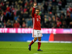 Philipp Lahm wurde in der 77. Minute eingewechselt