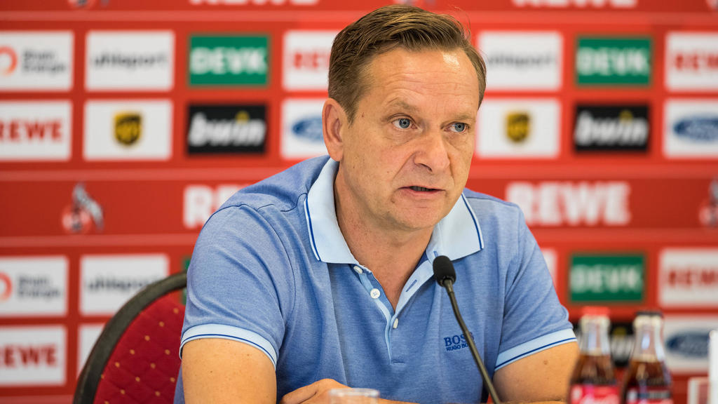 Horst Heldt hat mit dem 1. FC Köln eine schwierige Phase zu meistern