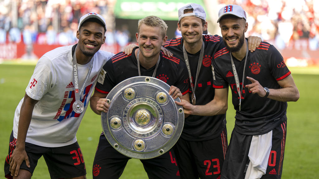 Bayern-Star Matthijs De Ligt (2.v.l.) fehlt der Elftal in der Nations League