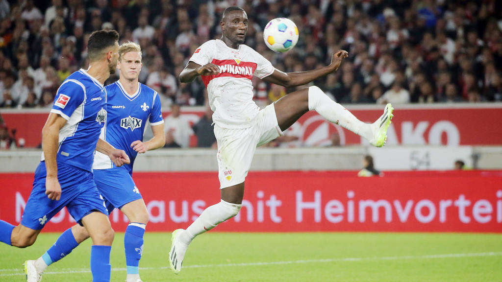 Trifft im Trikot des VfB Stuttgart, wie er will: Serhou Guirassy Trifft im Trikot des VfB Stuttgart, wie er will: Serhou Guirassy