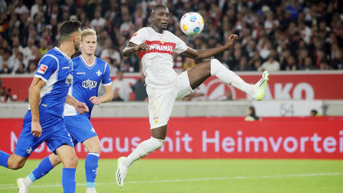 Trifft im Trikot des VfB Stuttgart, wie er will: Serhou Guirassy