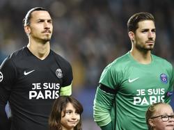 Kevin Trapp (r.) schwärmt von Zlatan Ibrahimovic