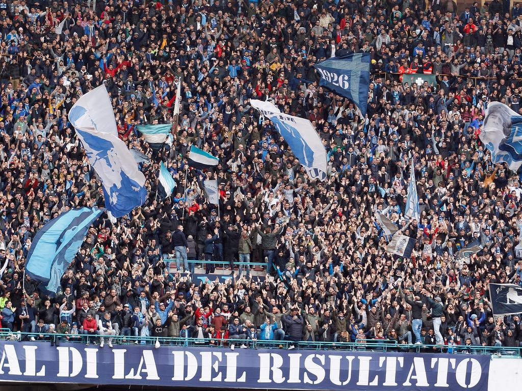 Die Fans von Lazio sind durch rassistische Schlachtrufe aufgefallen
