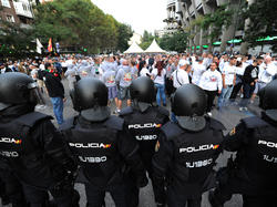 El despliegue policial en Madrid fue enorme para velar por la seguridad. (Foto: Getty)