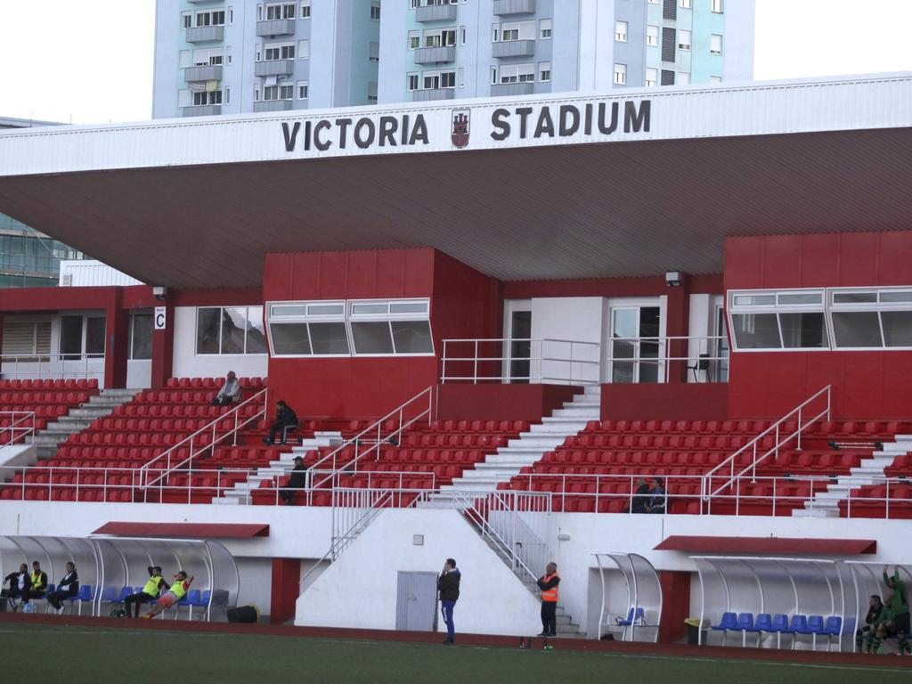 Das Victoria Stadium in Gibraltar wird ausgebaut