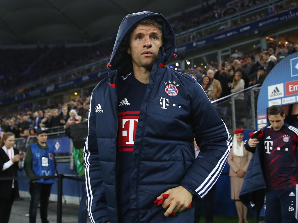 Bayerns Thomas Müller kam gegen Hamburg zunächst von der Bank
