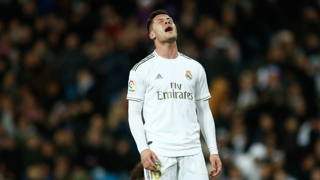 Luka Jovic ist mit seinen Leistungen bei Real Madrid unzufrieden